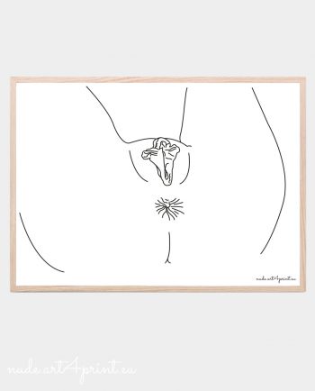 Vagina Art Prints Archives Nude Line Art Prints For Sexy Bedroom