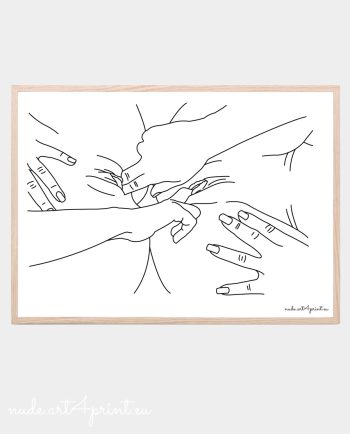 Lesbian sex wall art print pussy play digital file